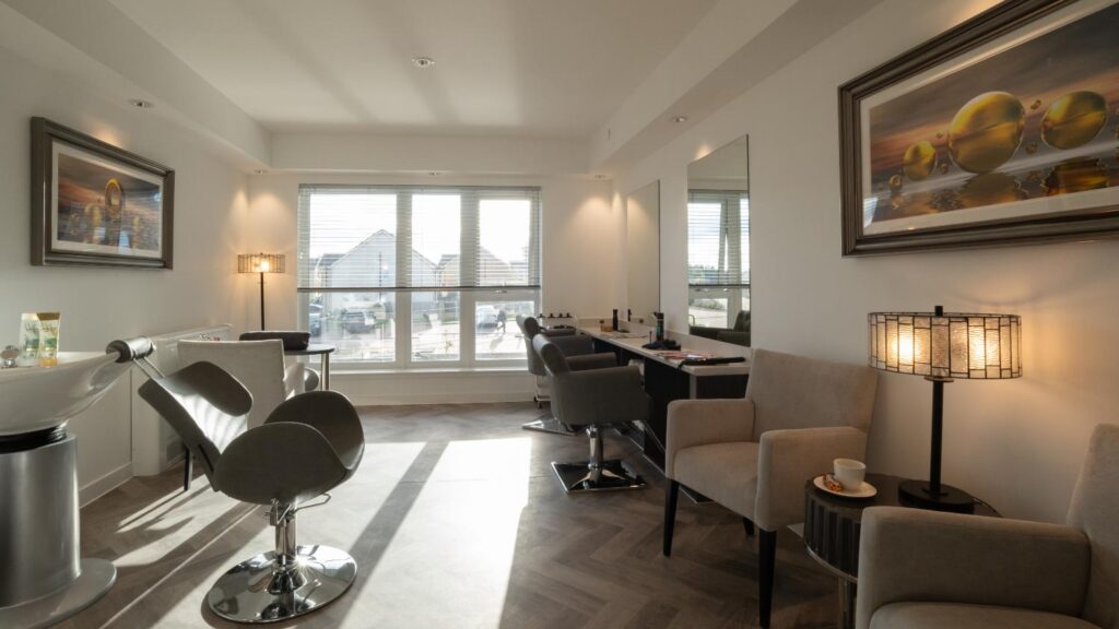 hair salon in a care home