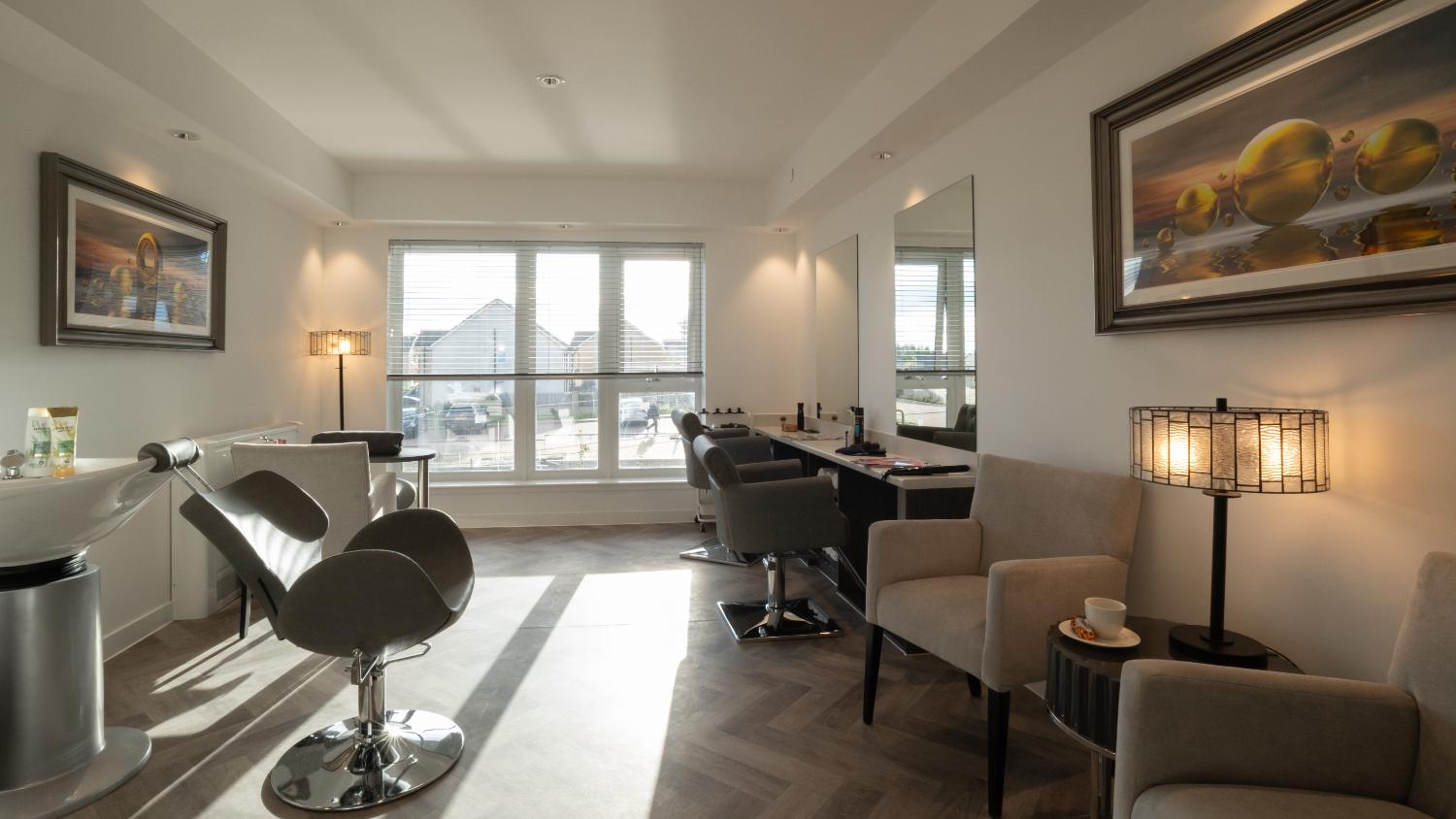 hair salon in a care home